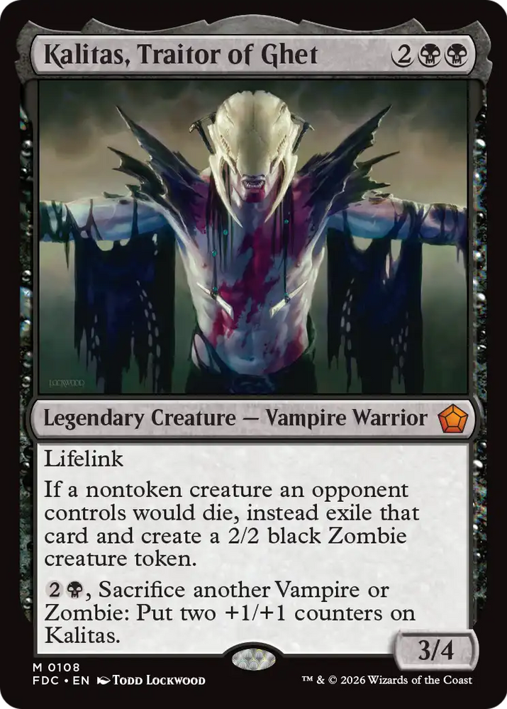 Kalitas, Traitor of Ghet [Foundations Commander]