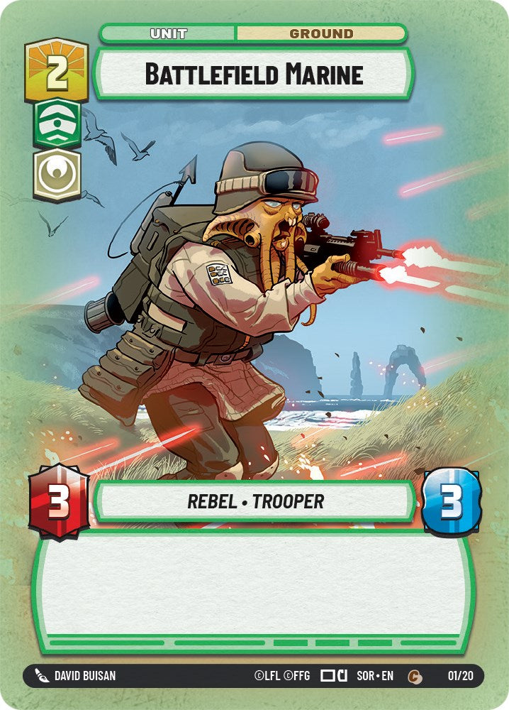 Battlefield Marine (1/20) [Spark of Rebellion: Weekly Play]