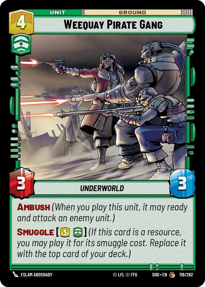 Weequay Pirate Gang (119/262) (119/262) [Shadows of the Galaxy]