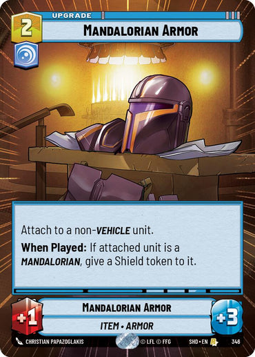 Mandalorian Armor (346) (Hyperspace) (346) [Shadows of the Galaxy]