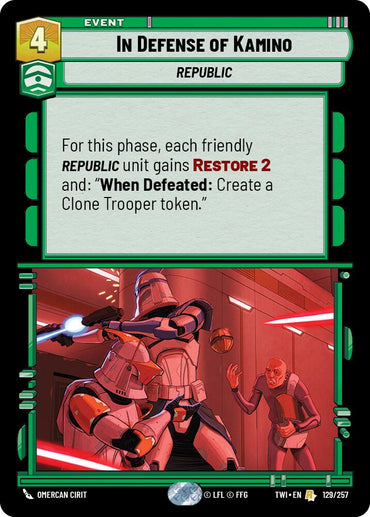 In Defense of Kamino (129/257) (129/257) [Twilight of the Republic]