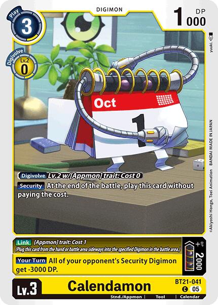 Calendamon [BT21-041] [World Convergence]