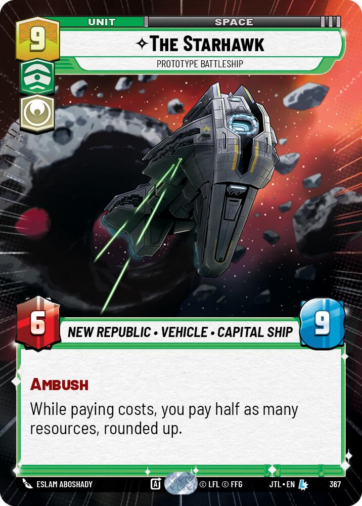 The Starhawk - Prototype Battleship (367) (Hyperspace) (367) [Jump to Lightspeed]