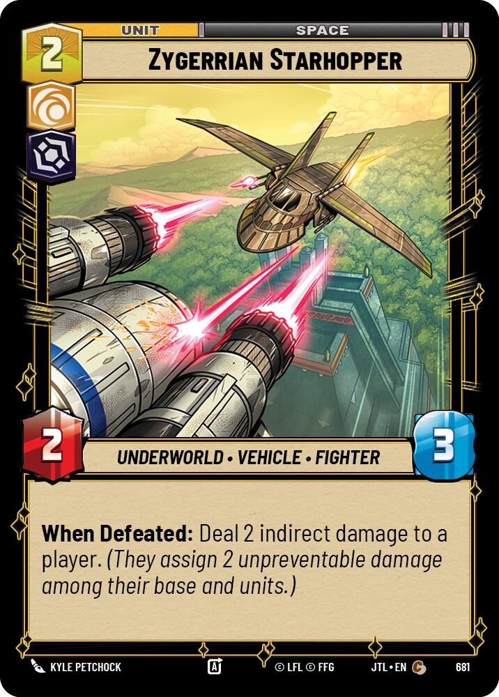 Zygerrian Starhopper (681) (681) [Jump to Lightspeed]