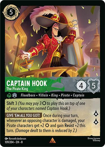 Captain Hook - The Pirate King (109/204) [Reign of Jafar]
