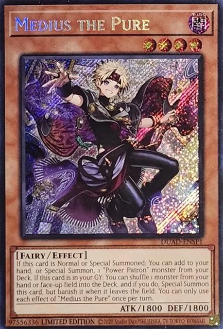 Medius the Pure [DUAD- ENSP1] Secret Rare