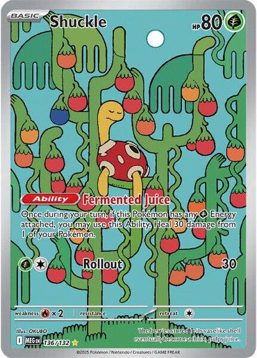 Shuckle (136/132) [Mega Evolution: Base Set]