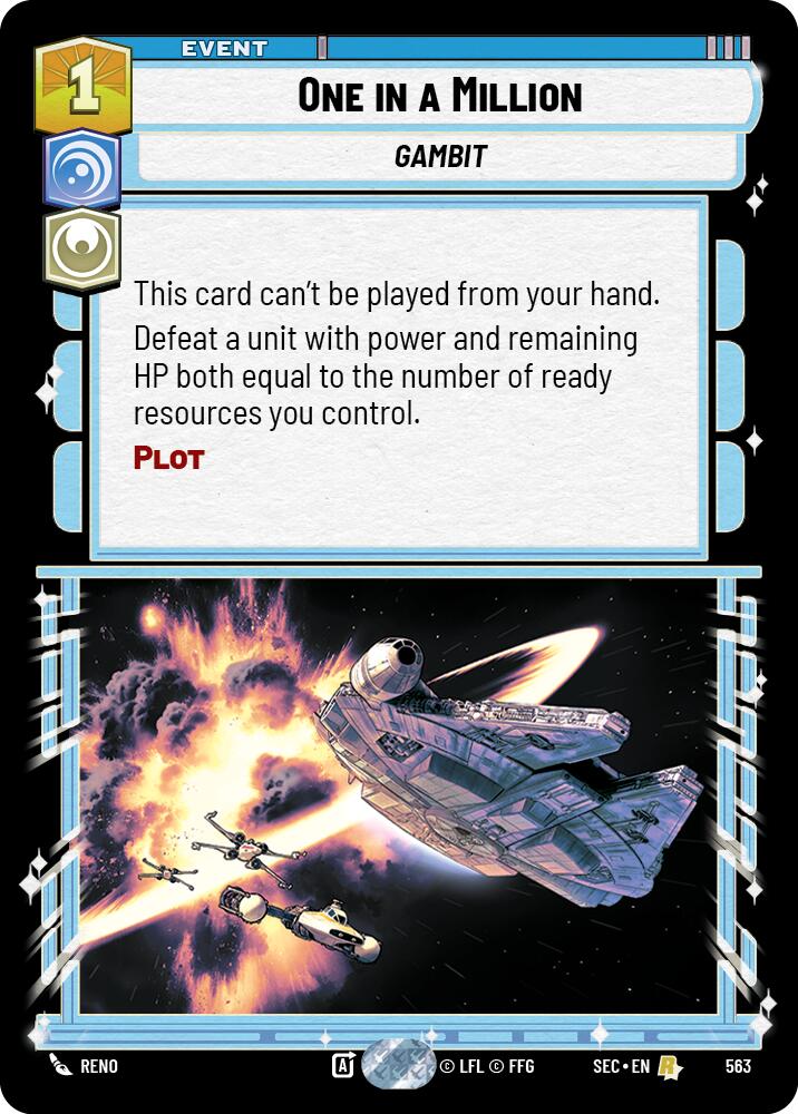 One in a Million (563) (Foil) (563) [Secrets of Power]