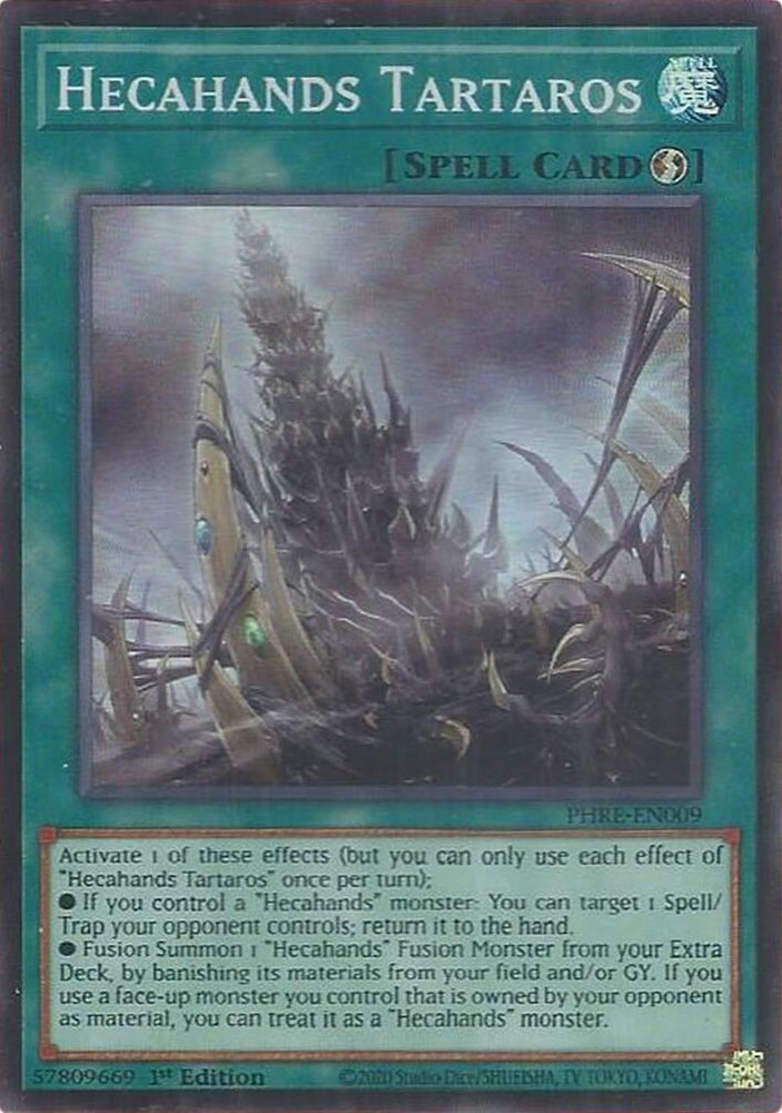 Hecahands Tartaros (Super Rare) [PHRE-EN009] Super Rare