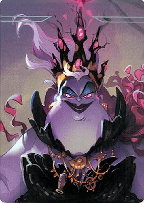 Ursula - Sea Witch Queen Puzzle Insert (Top Middle) [Ursula's Return]