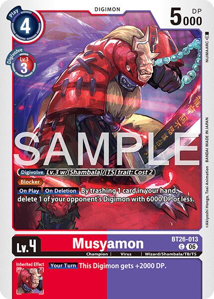 Musyamon [BT26-013] [Timeless Bonds]