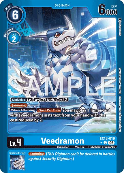 Veedramon [EX13-019] (Limited Foil) [Chivalrous XIII]