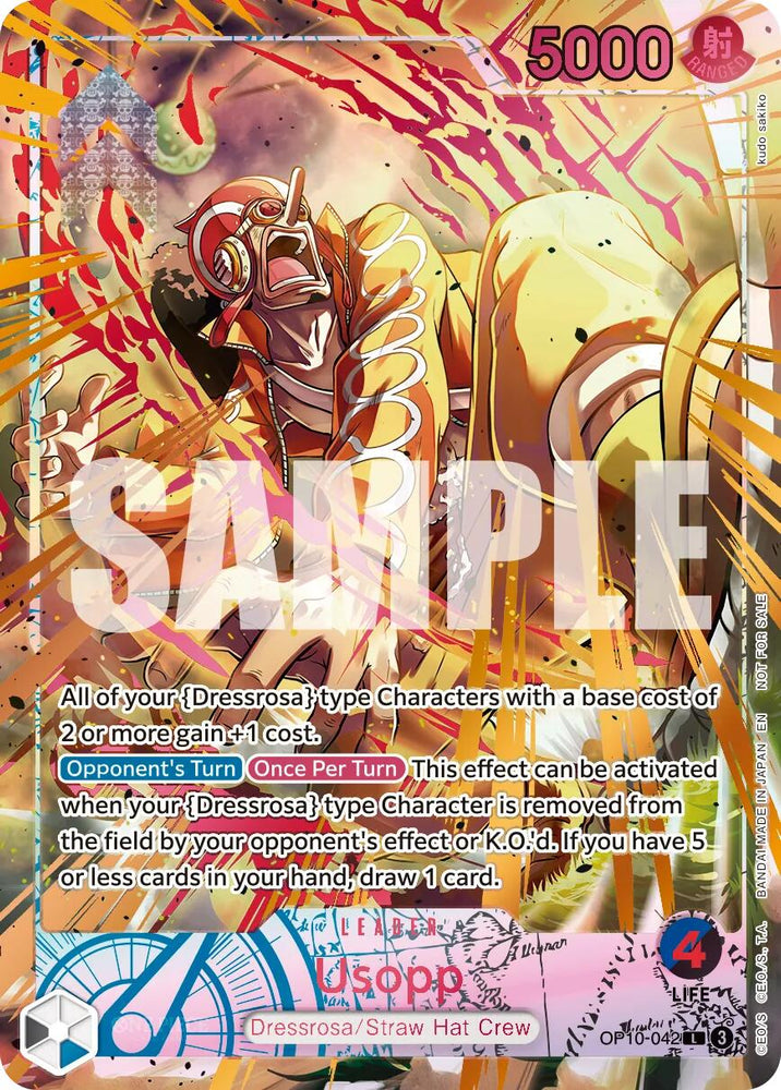 Usopp (Flame-Flame Fruit Coliseum) [One Piece Promotion Cards]