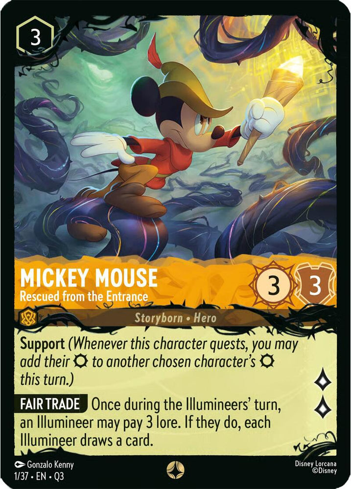 Mickey Mouse - Rescued from the Entrance (1/37) [Illumineer's Quest: The Great Hunny Rescue]